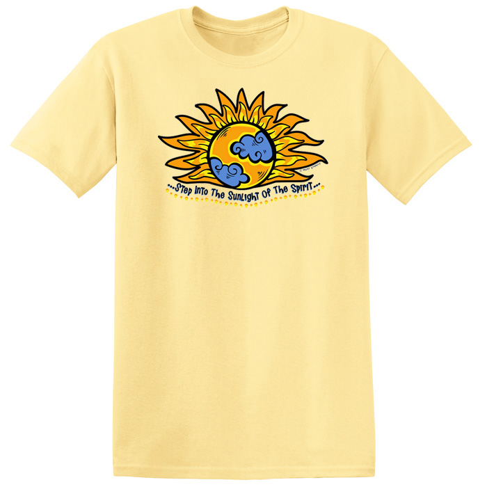 Into The Sunlight Tee - Yellow - Click Image to Close